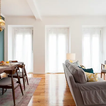 Principe Real Beautiful 3 Bedroom Flat Apartament Lizbona
