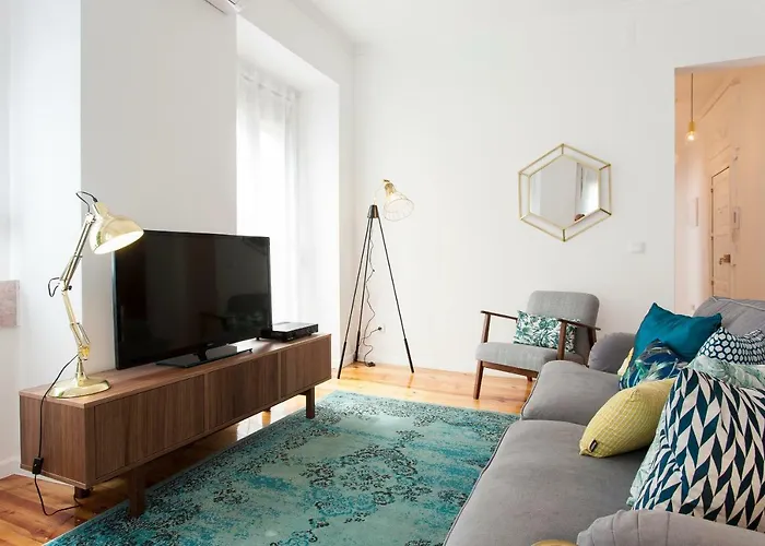 Principe Real Beautiful 3 Bedroom Flat Apartament